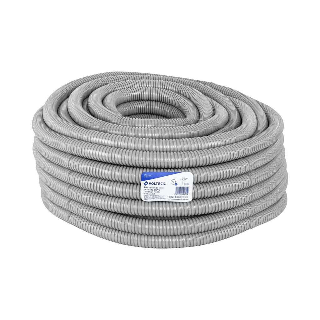 Rollo de 50 m de tubo flexible liquid tight de 1', Volteck - Pag 576