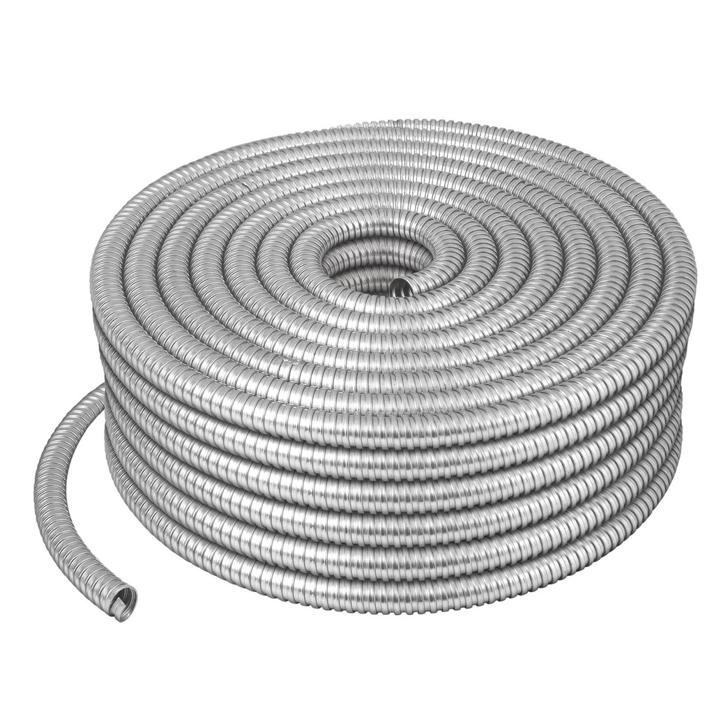 Rollo de 50 m de tubo flexible metálico de 1', Volteck - Pag 576