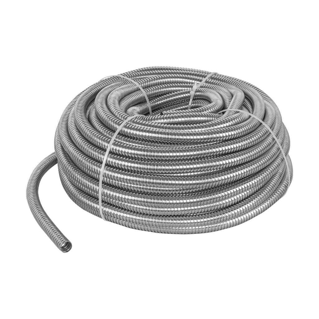 Rollo de 50 m de tubo flexible metálico de 1/2', Volteck - Pag 576