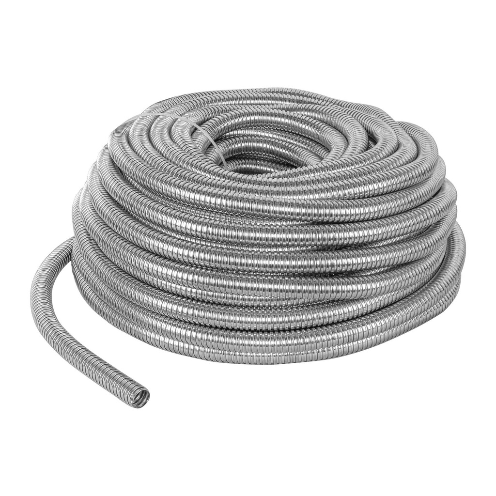 Rollo de 50 m de tubo flexible metálico de 3/4', Volteck - Pag 576