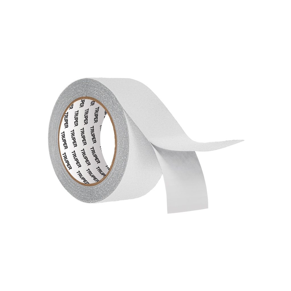 [T12533] Rollo de 5m de cinta antiderrapante blanca 50mm con abrasivo