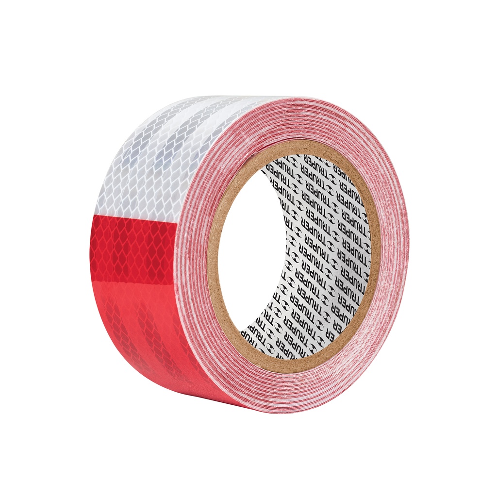 Rollo de 9 m x 2' de cinta reflejante de PVC, Truper - Pag 360