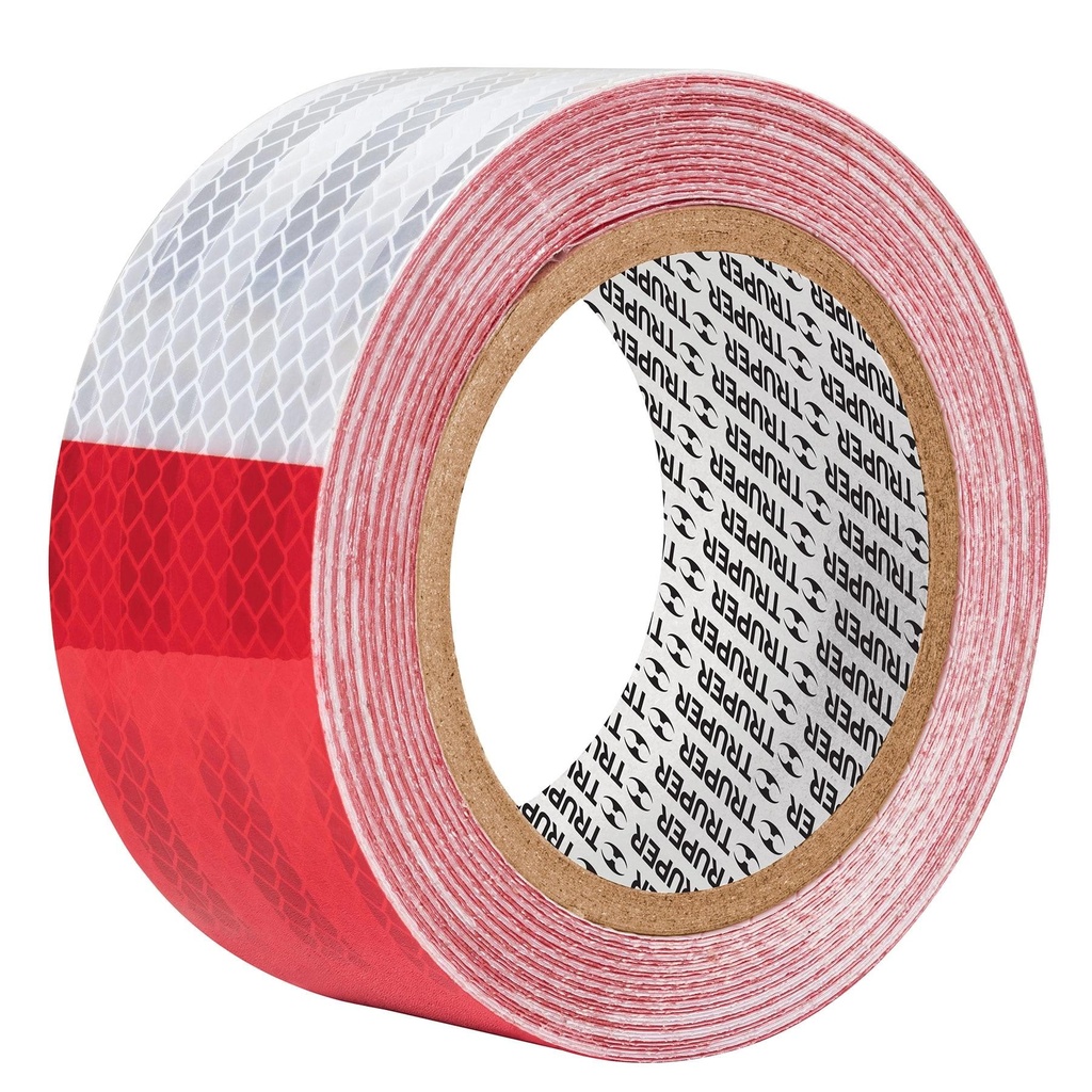 Rollo de 9 m x 2' de cinta reflejante de PVC, Truper - Pag 462