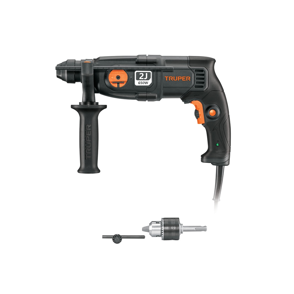 Rotomartillo SDS Plus 2 Joules 650 W, industrial, Truper - Pag 244