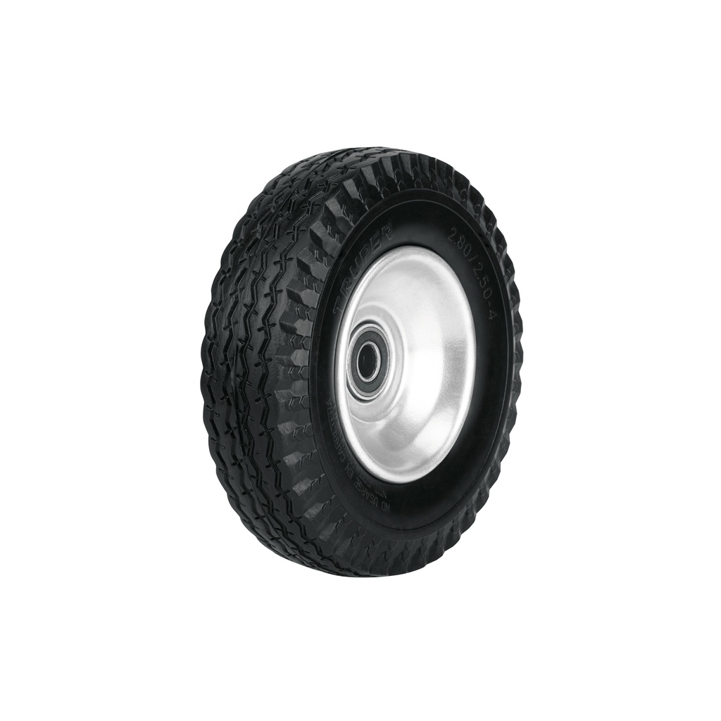 Rueda imponchable 8' para eje lateral, Truper