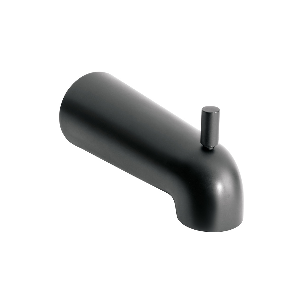 Salida de tina con desviador, negro, Foset Túbig