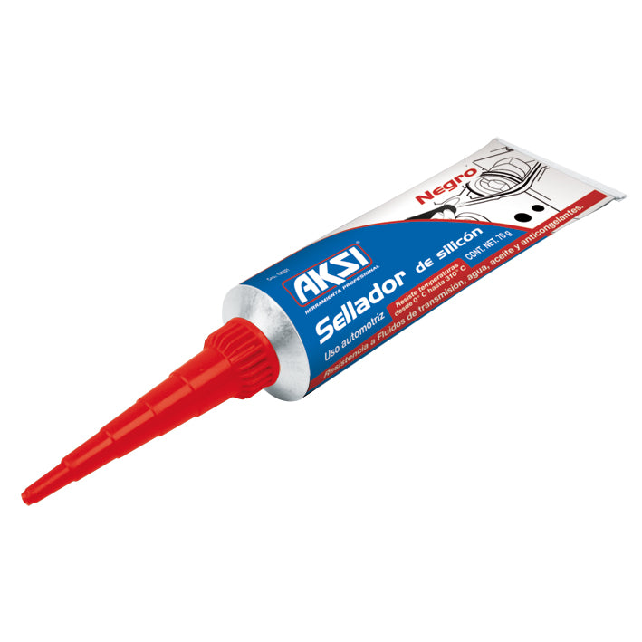 [A105222] Sellador de silicon automotriz 70g, rojo