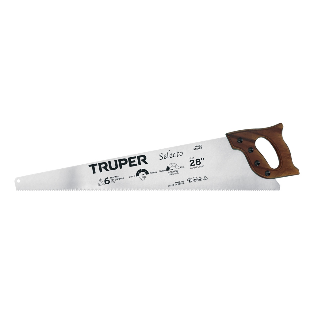 Serrucho 28', Selecto, 6 DPP, Truper