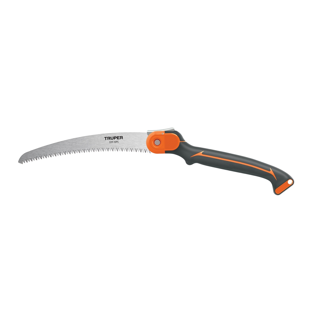 Serrucho plegable 10' hoja curva 5 DPP mango plástico,Truper
