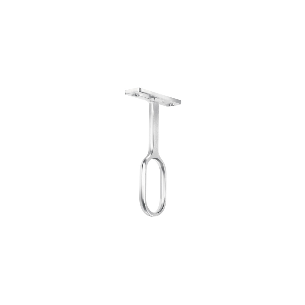 [T48979] Soporte central para tubo ovalado de clóset, Hermex