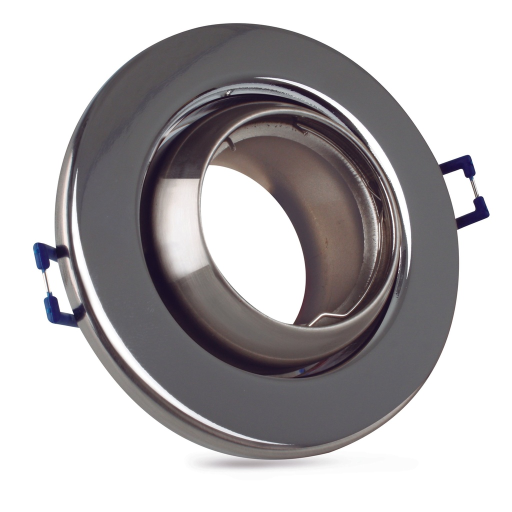 [A125024] Spot empotrable MR16 dirigible esférifo  aluminio