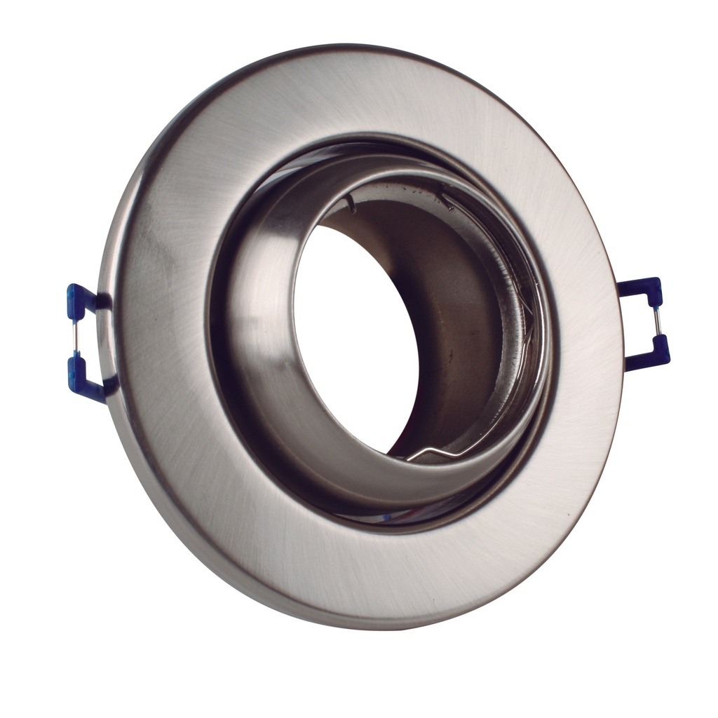 Spot empotrable MR16 dirigible esférifo  satinado