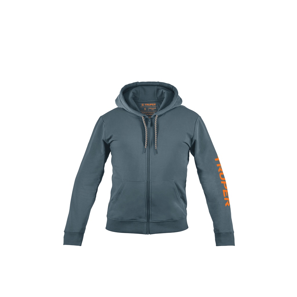 Sudadera gris para caballero, talla G, Truper