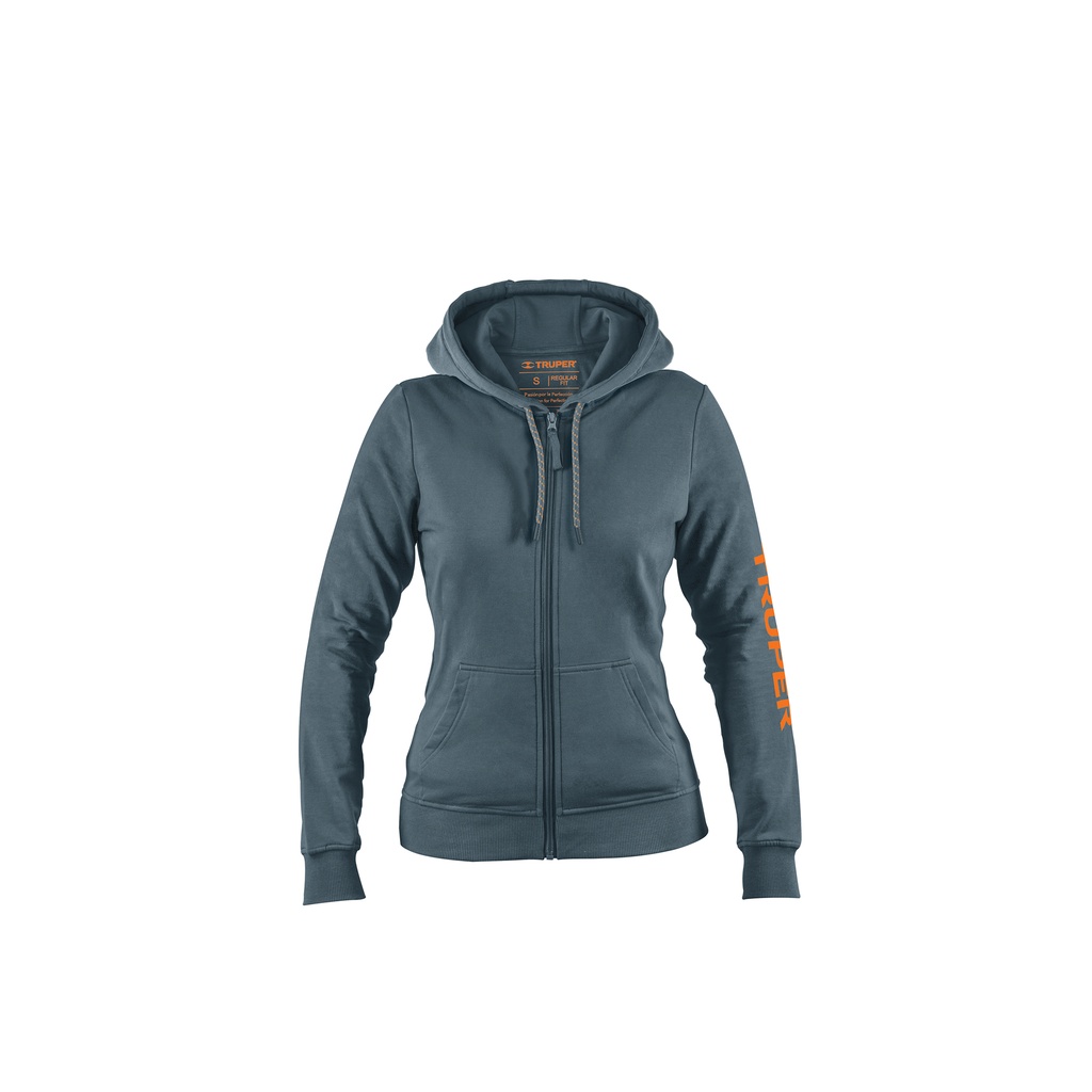 [T65037] Sudadera gris para dama, talla G, Truper