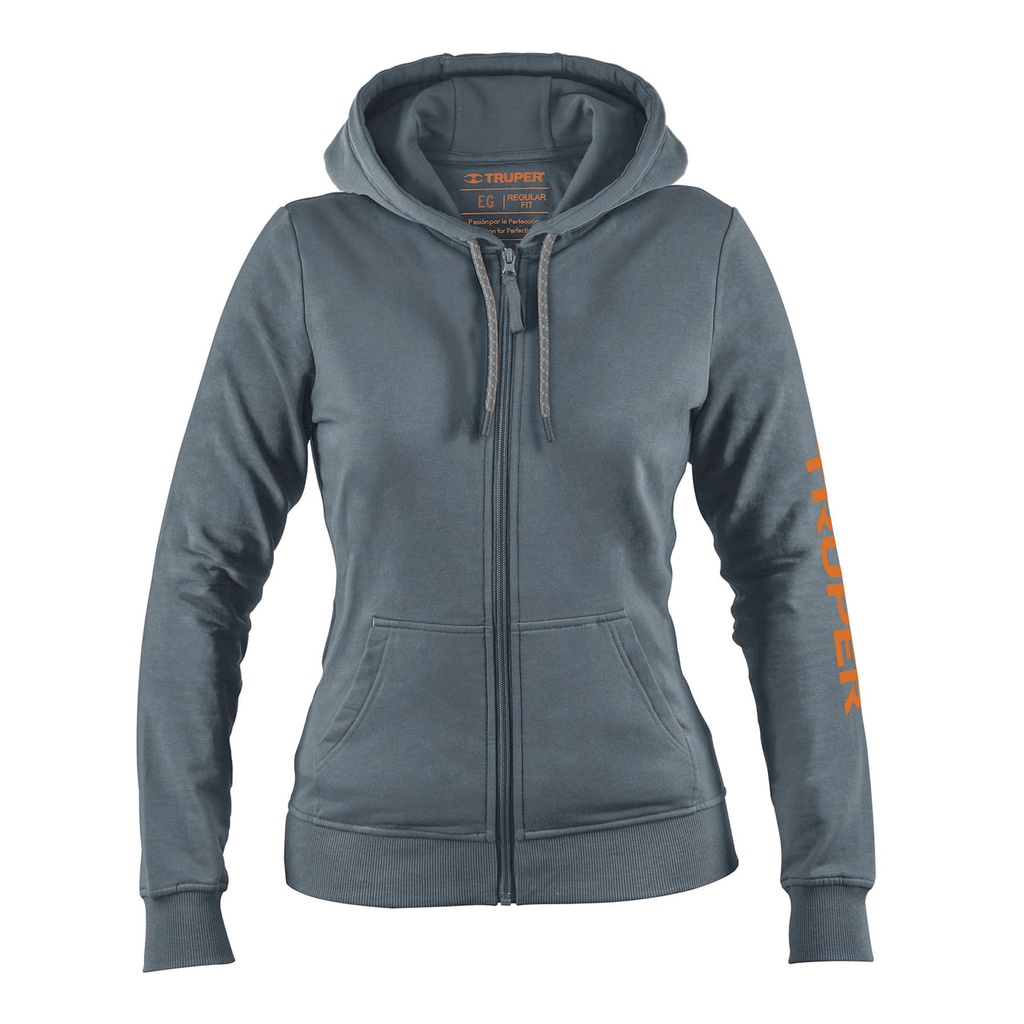 Sudadera gris para dama, talla XG, Truper