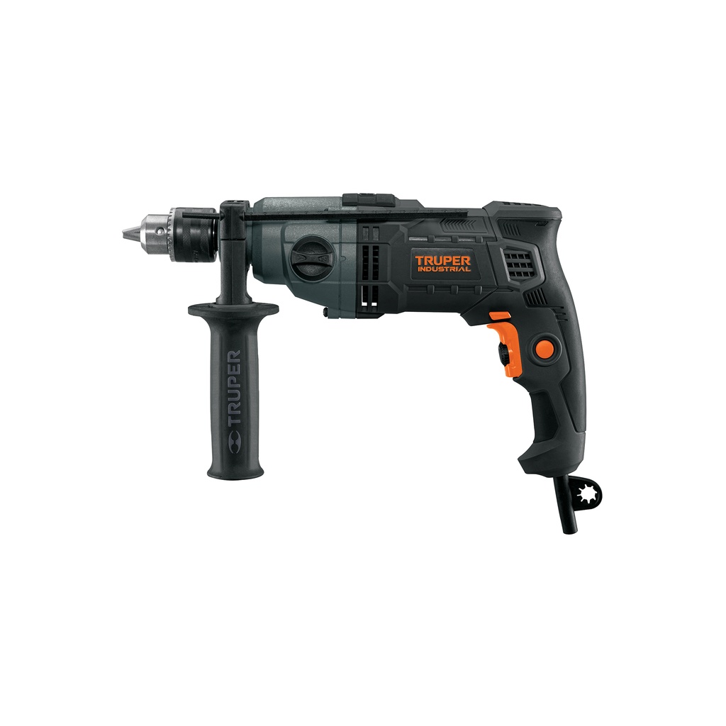 Taladro 1/2' 800 W dos velocidades, industrial, Truper