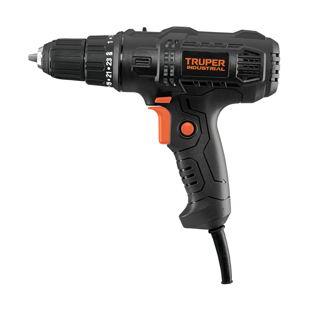 Taladro atornillador 3/8' 400 W, Industrial, Truper