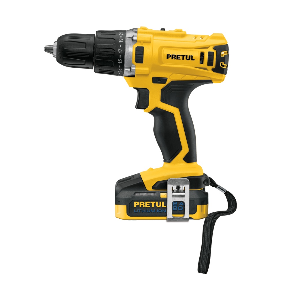 Taladro inalámbrico 1/2', 20 V, Pretul - Pag 273