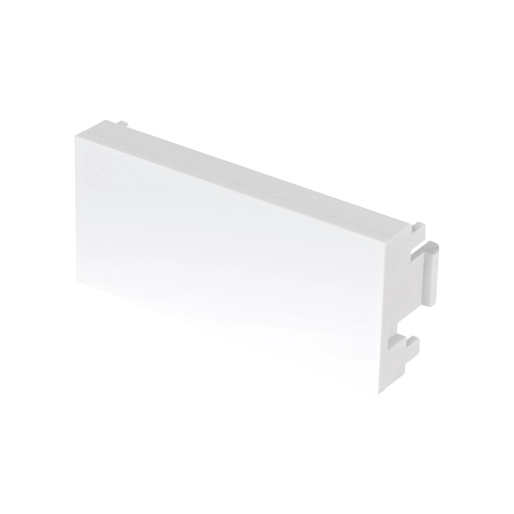[T47952] Tapón ciego blanco de 1 módulo, línea Lisboa, Volteck