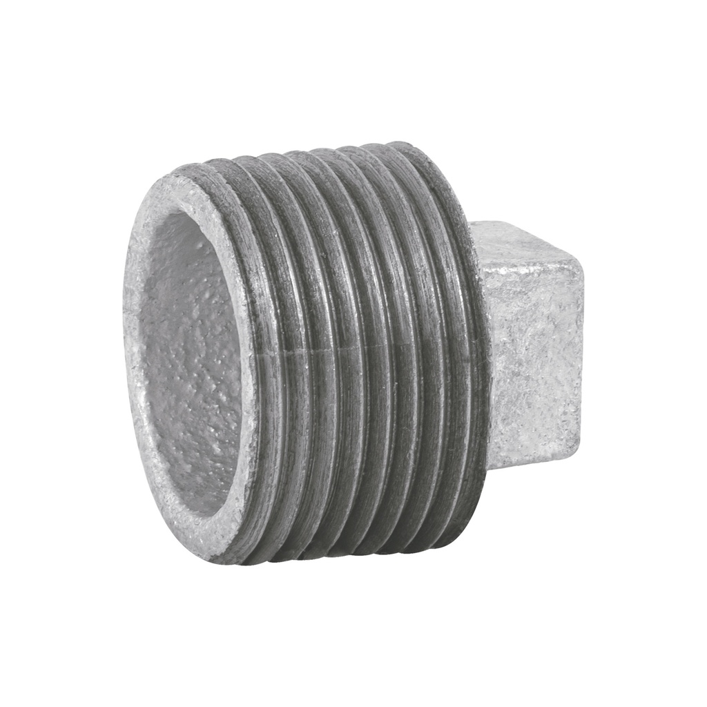 Tapón macho 1' de acero galvanizado, Foset - Pag 534