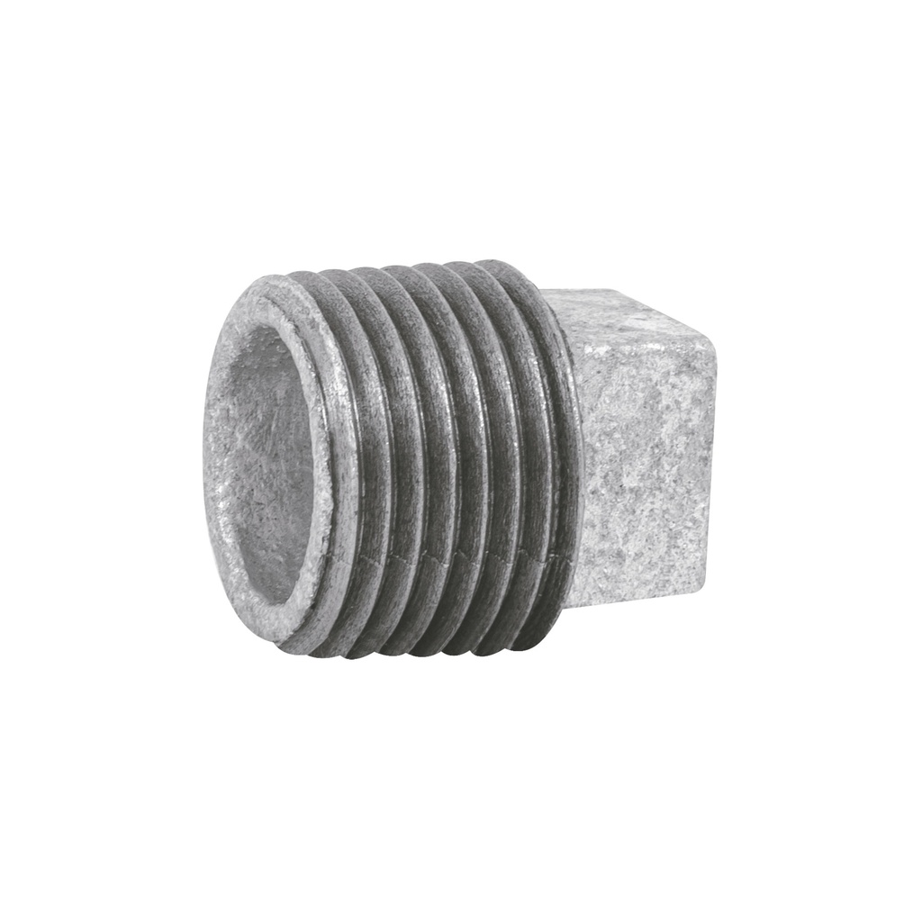 [T47494] Tapón macho 1/2' de acero galvanizado, Foset