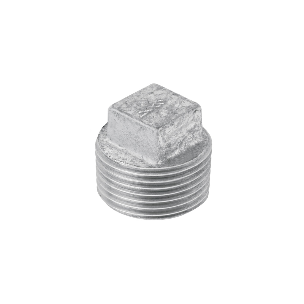Tapón macho 3/4' de acero galvanizado, Foset