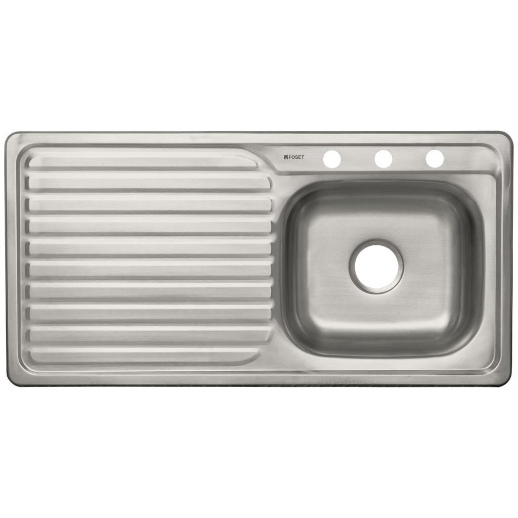 Tarja de empotrar tina derecha 100 x 51 cm, Foset - Pag 498