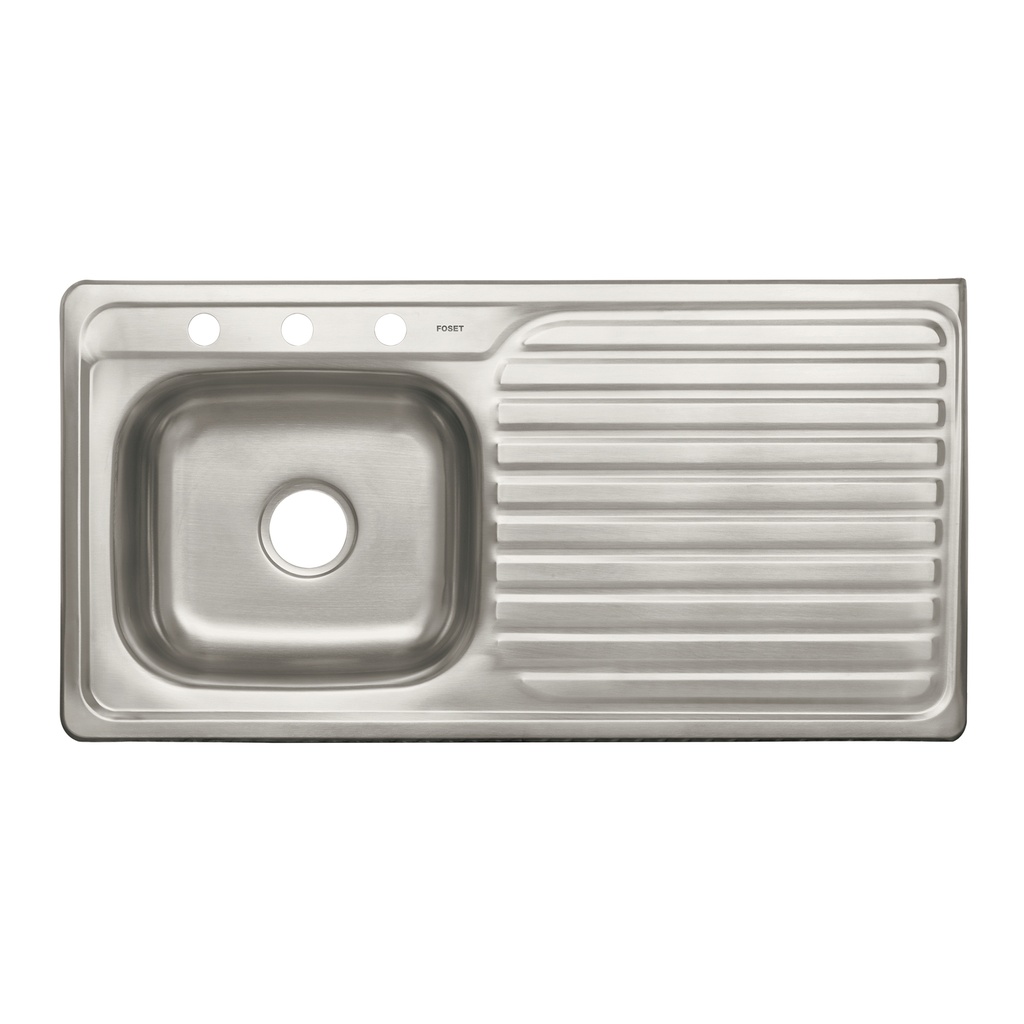[T47020] Tarja de empotrar tina izquierda 100 x 51 cm, Foset Basic