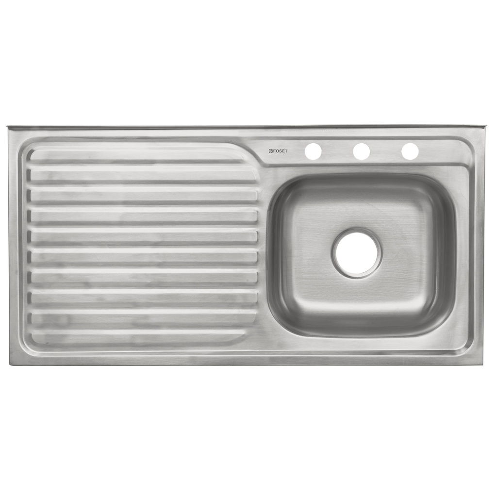 Tarja de sobreponer tina derecha 100 x 50 cm, Foset - Pag 499