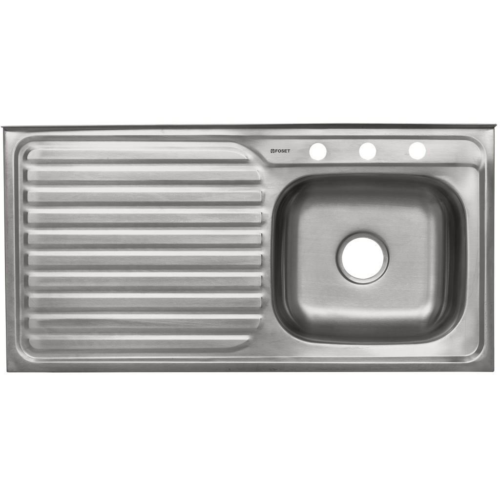 Tarja de sobreponer tina derecha 100 x 50 cm, Foset Basic - Pag 499