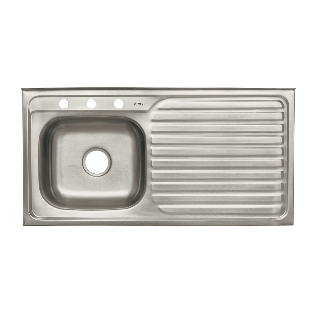 Tarja de sobreponer tina izquierda 100 x 50 cm, Foset Basic