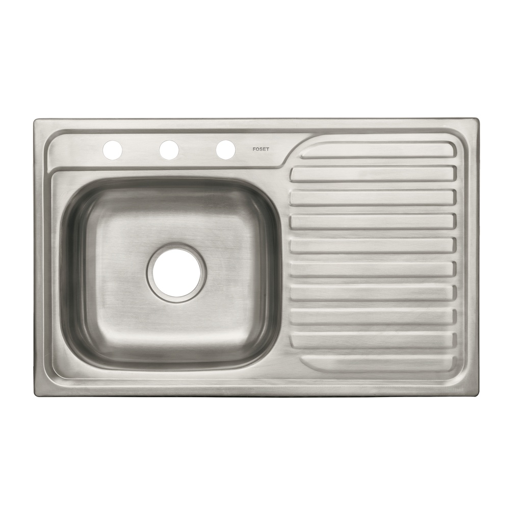 Tarja de sobreponer tina izquierda 80 x 50 cm, Foset - Pag 499