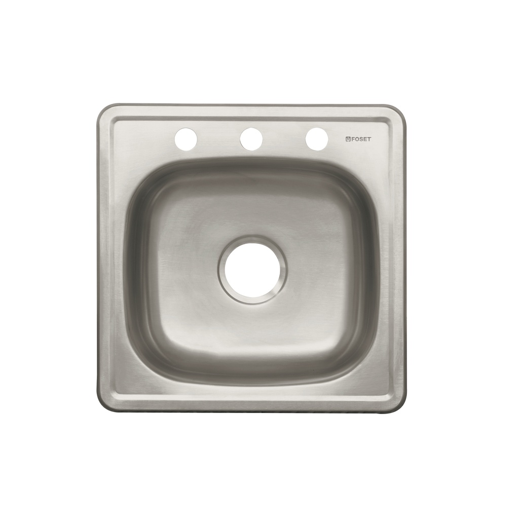 Tarja sencilla de empotrar 48 x 48 cm, Foset Basic