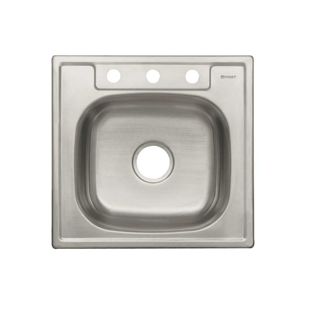 Tarja sencilla de empotrar 53 x 50 cm, Foset