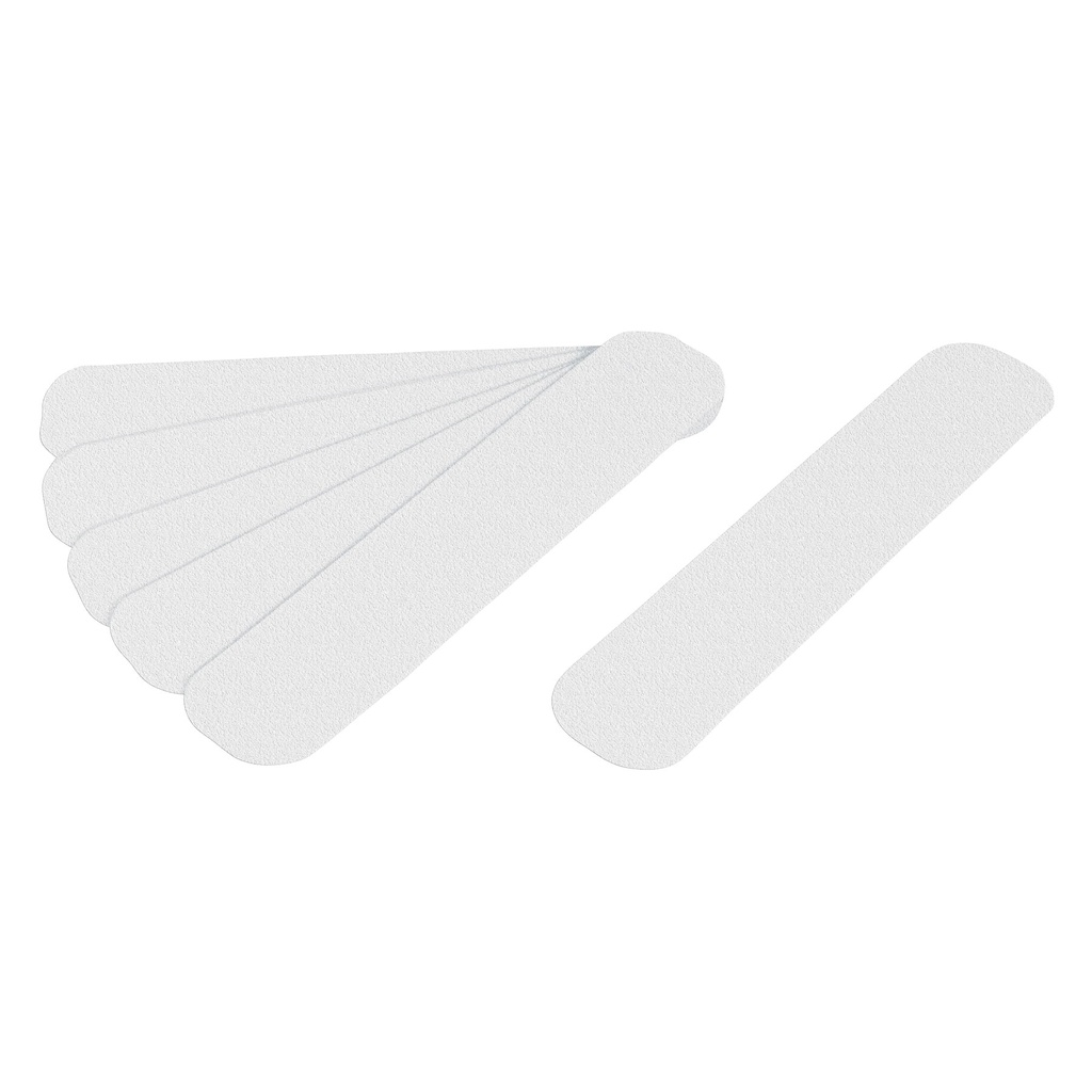 [T101447] Tarjeta 6 tiras 23cm antiderrapantes trans. 50mm área húmeda