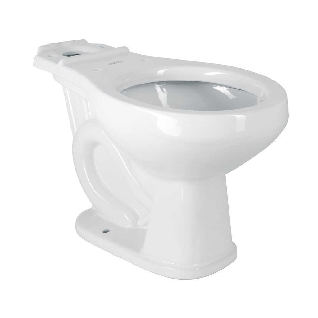 [T44011] Taza redonda cerámica, blanca, Foset