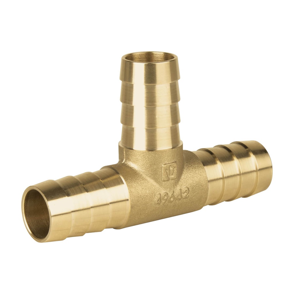 [T49642] Tee inserción macho latón 3/4' para poliducto negro, Foset