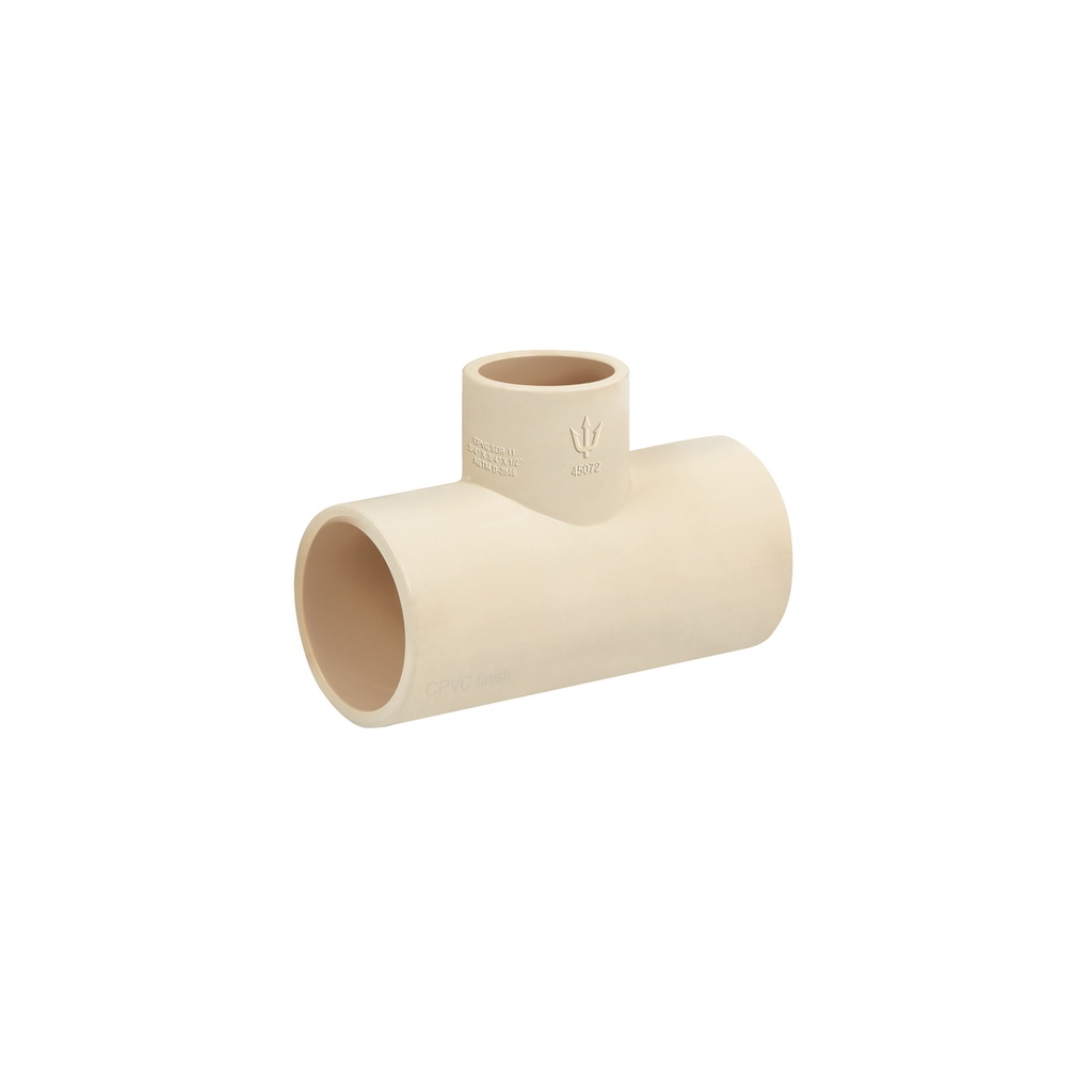Tee reducida central de CPVC 3/4' x 3/4' x 1/2', Foset