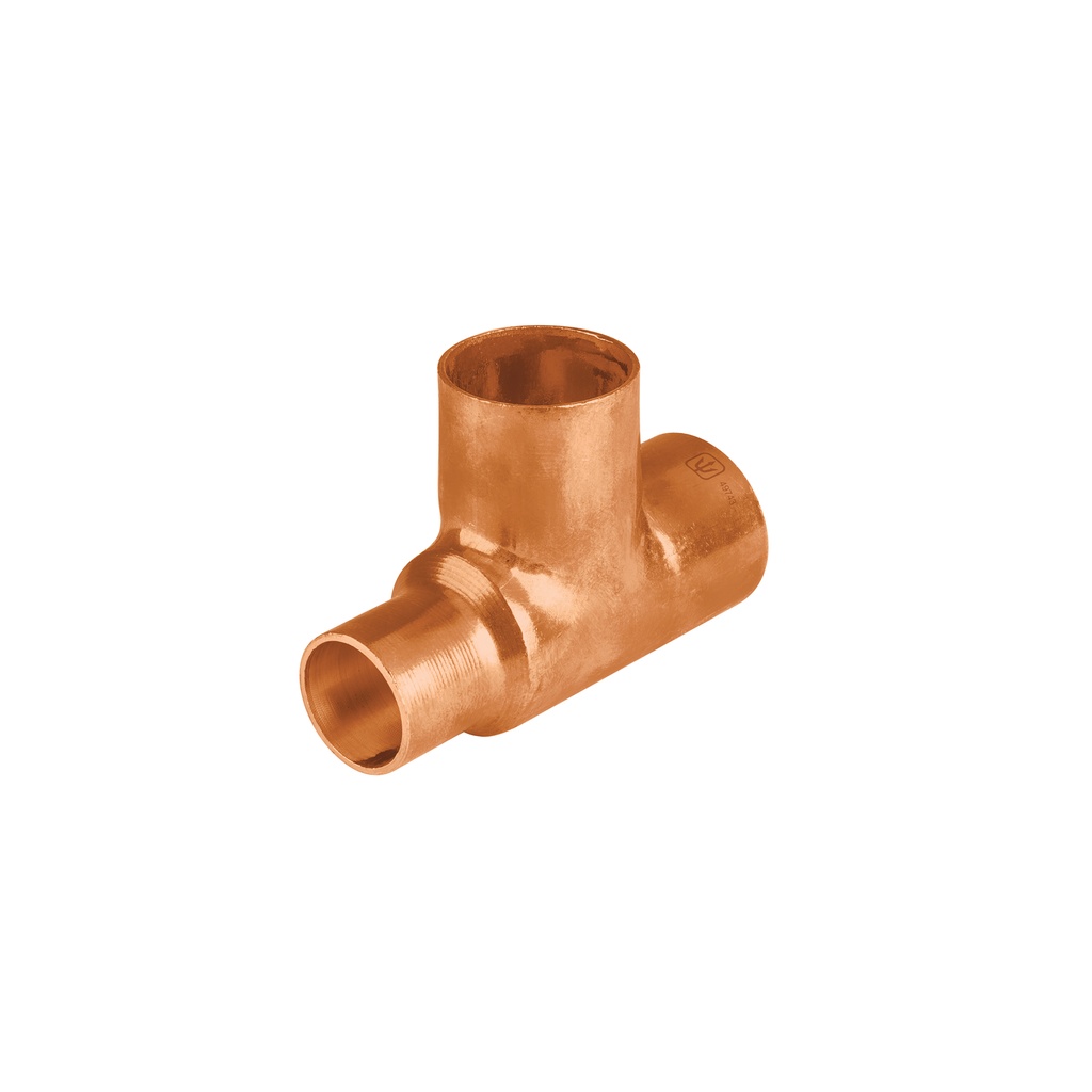 Tee reducida de cobre 3/4' x 1/2' x 3/4', Foset - Pag 532