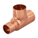 Tee reducida de cobre 3/4' x 1/2' x 3/4', Foset - Pag 712