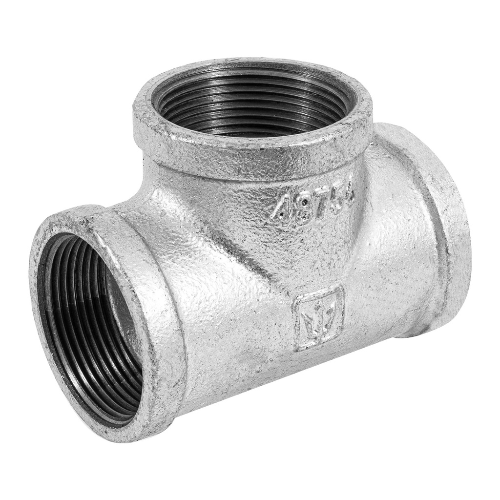 [T48756] Tee sencilla 1-1/2' acero galvanizado, Foset