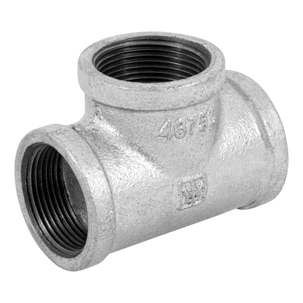 [T48755] Tee sencilla 1-1/4' acero galvanizado, Foset