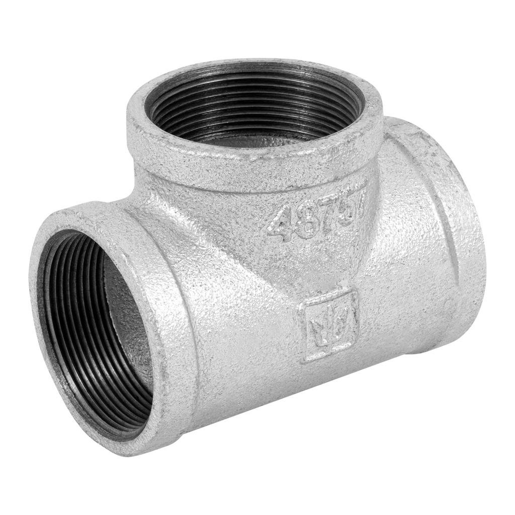 Tee sencilla 2' acero galvanizado, Foset - Pag 534