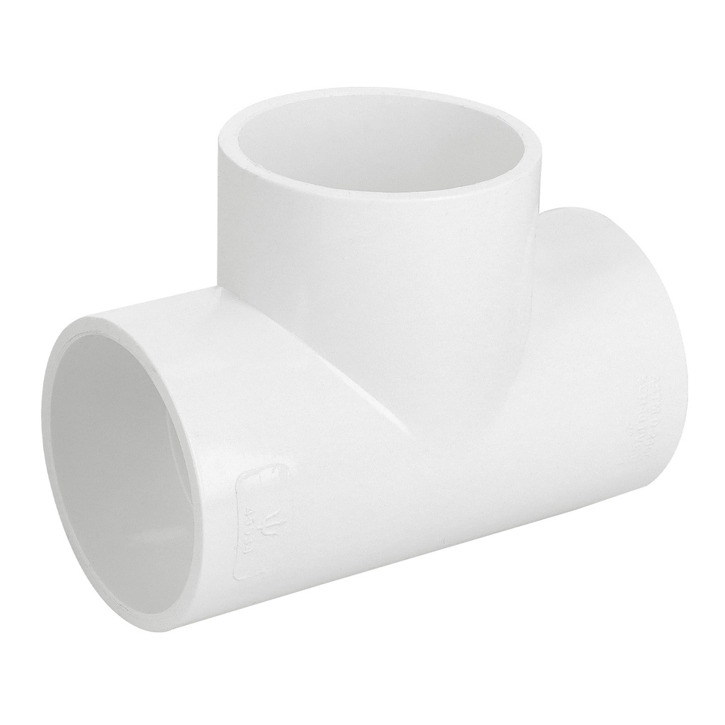 [T45534] Tee sencilla de PVC 2', Foset