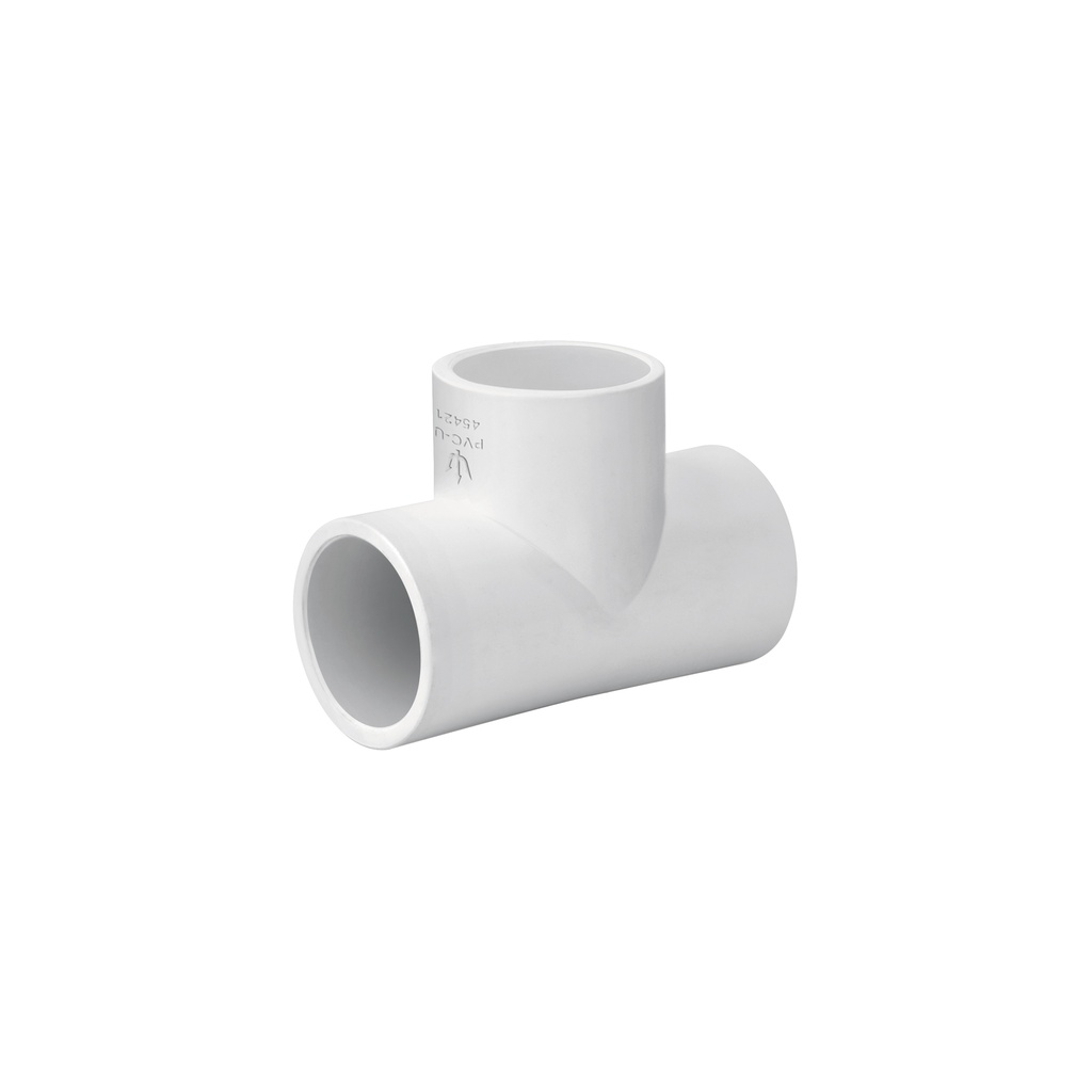 [T45421] Tee sencilla de PVC 3/4', Foset