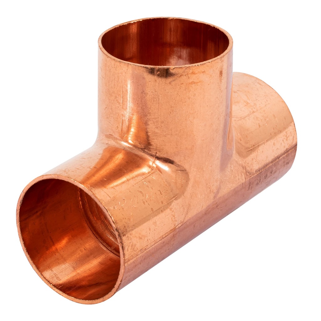 Tee sencilla de cobre 1-1/4', Foset - Pag 532