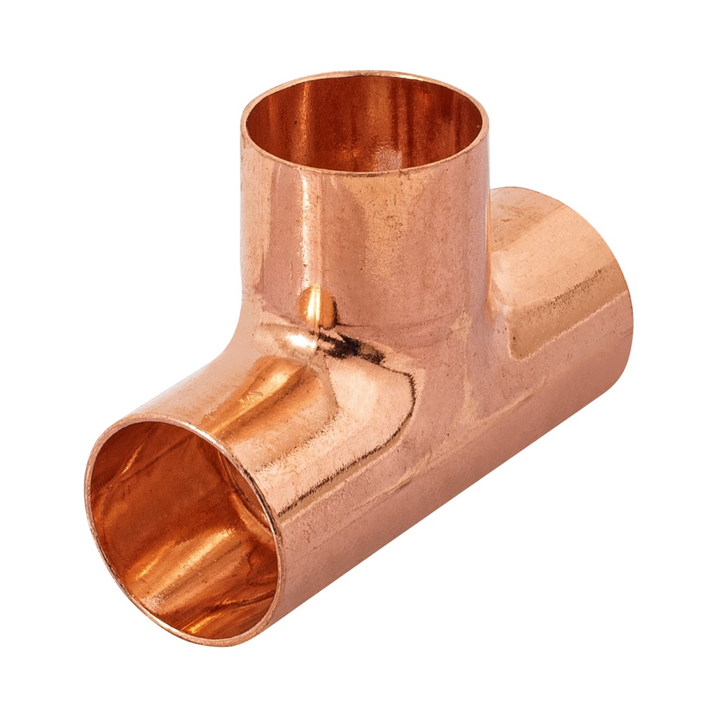 Tee sencilla de cobre 1/2', Foset - Pag 532