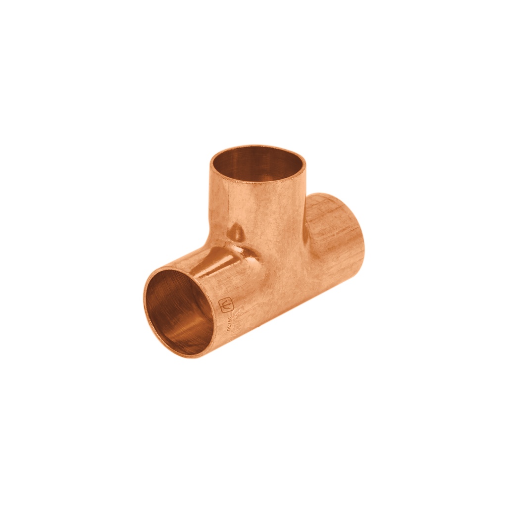 Tee sencilla de cobre 3/4', Foset