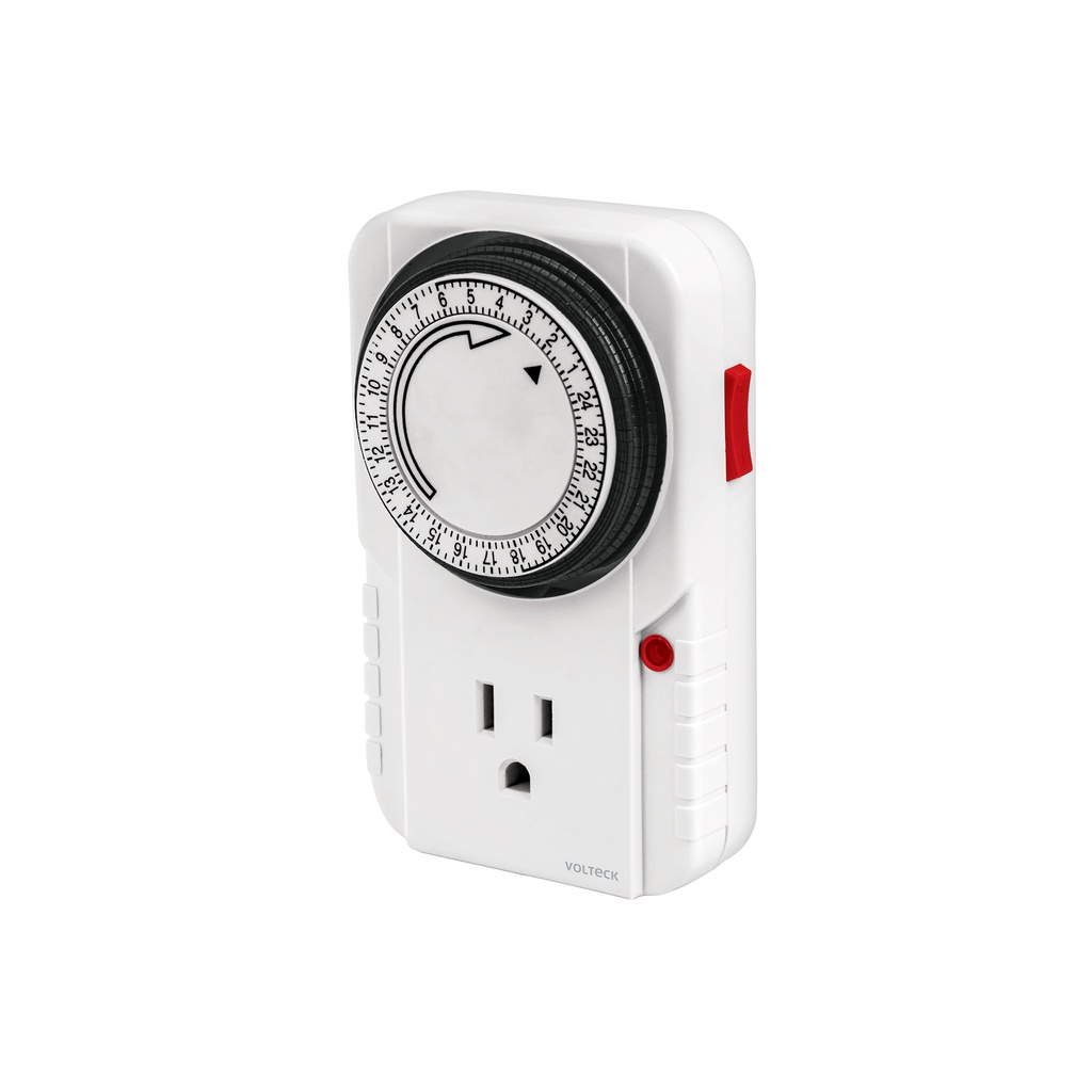 [T48385] Temporizador analógico, 1 evento, Volteck