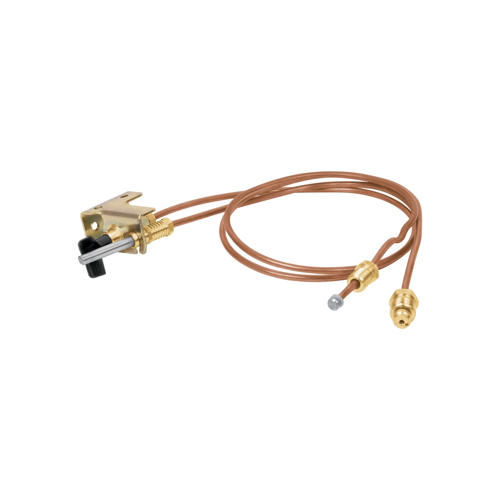 [T49212] Termopar con piloto, tubo de cobre, 60 cm, Foset